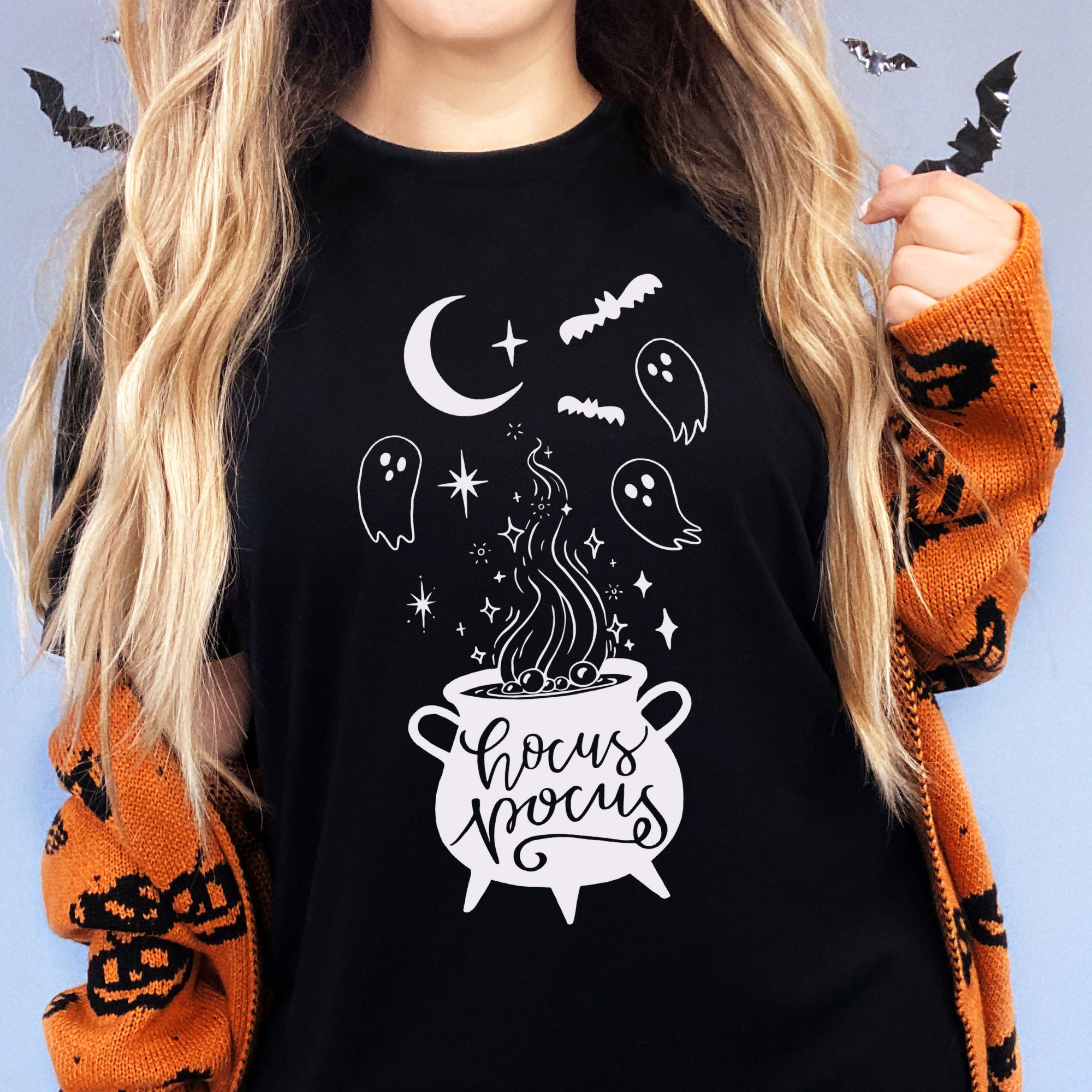 Hocus Pocus Sweatshirt White Print