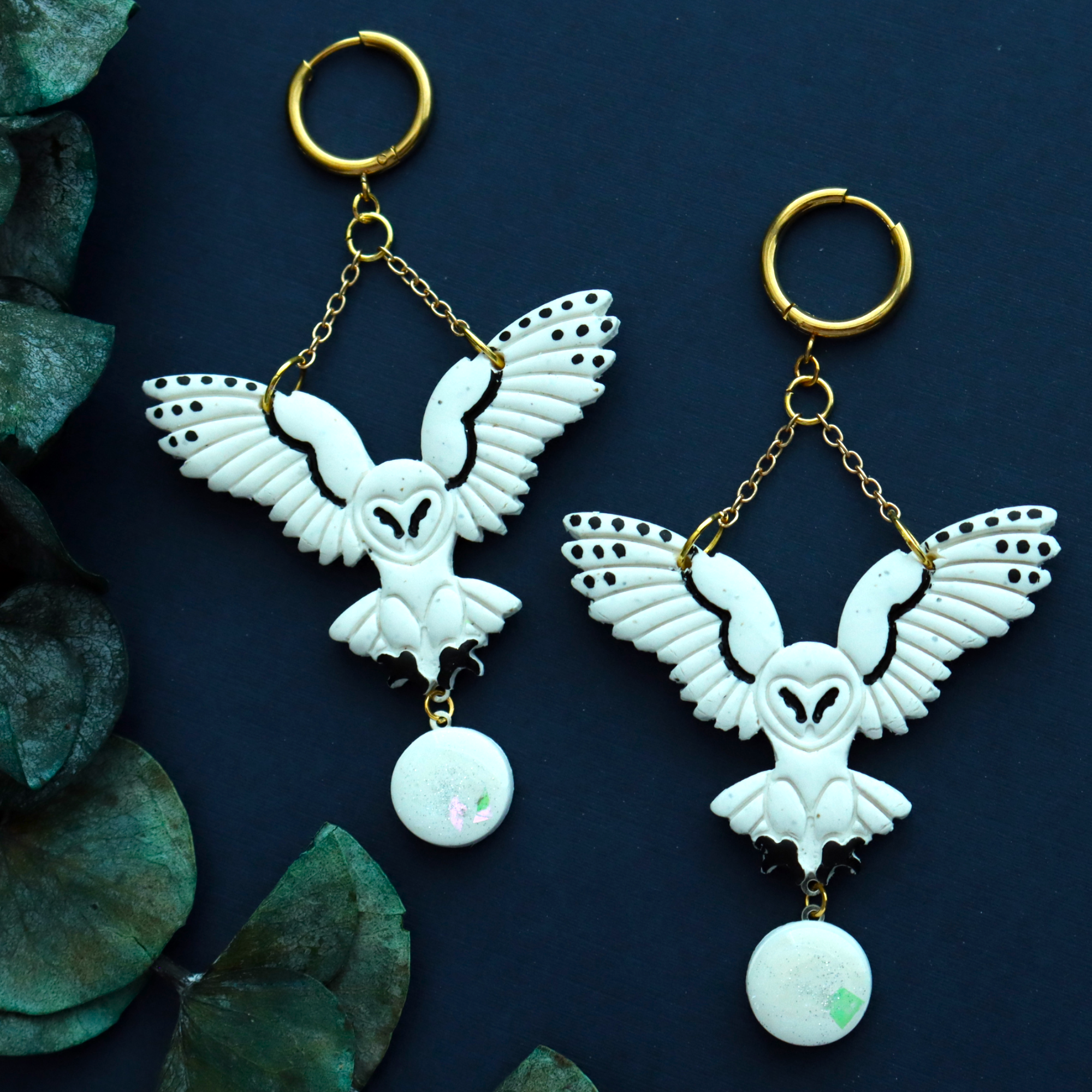 Labyrinth Owl Earrings | Jareth | Goblin King