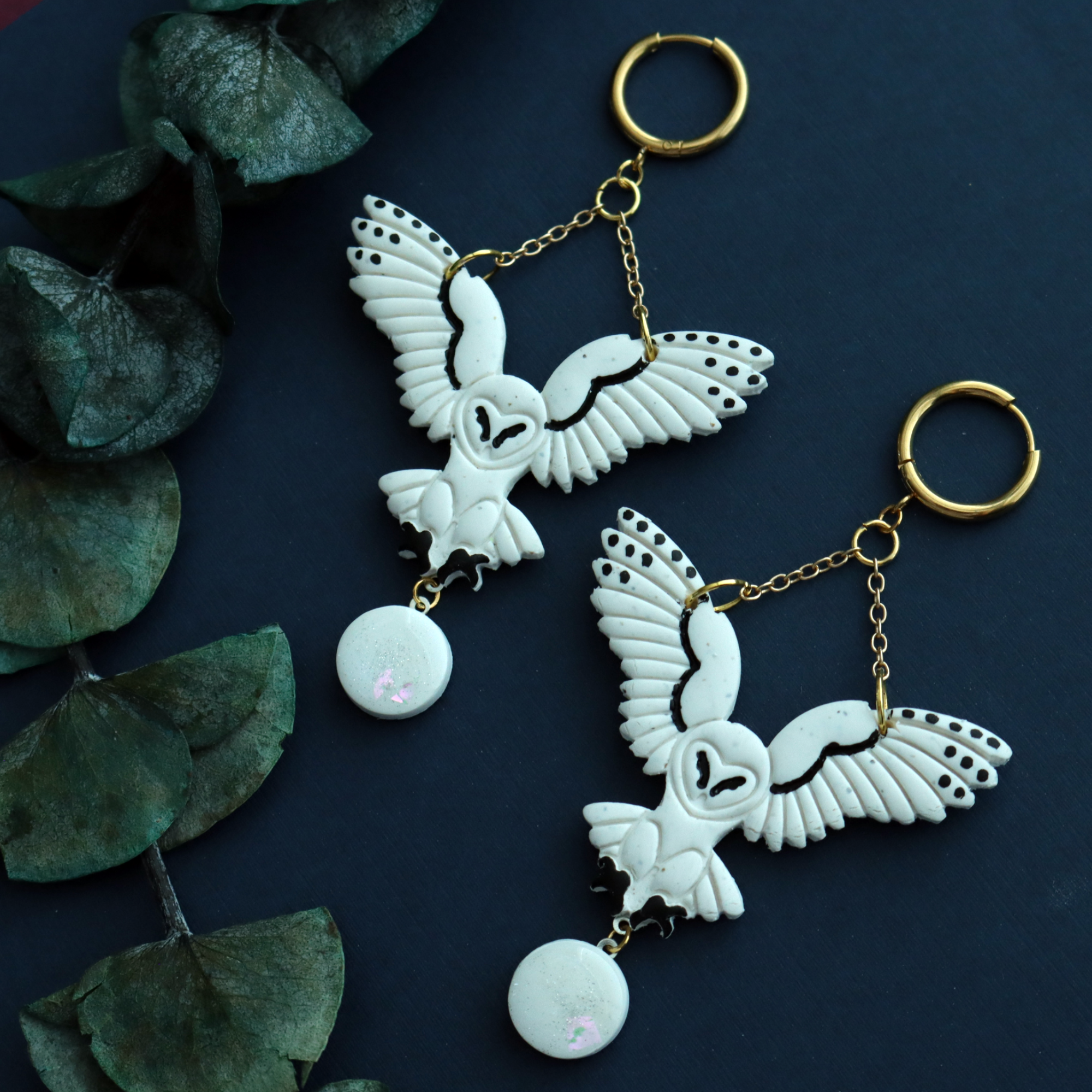 Labyrinth Owl Earrings | Jareth | Goblin King