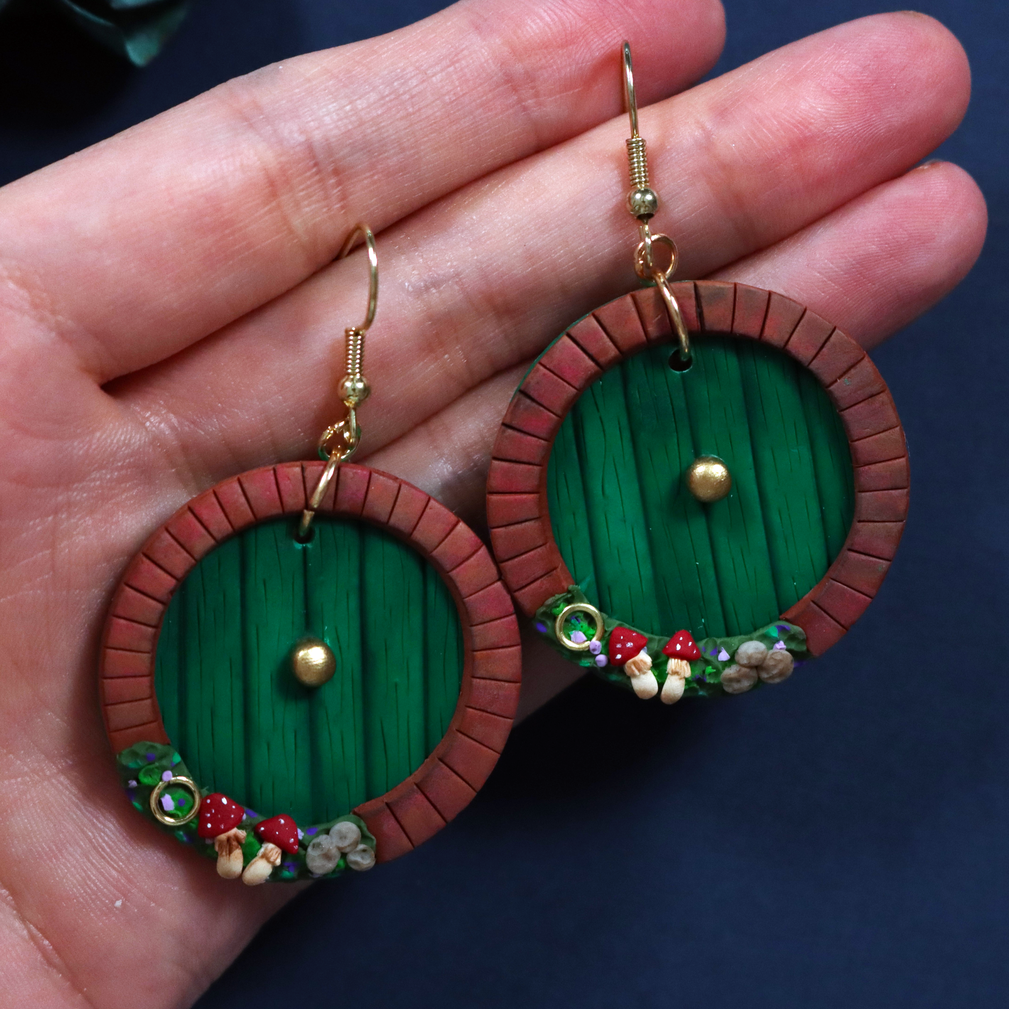 Hobbit Door Earrings