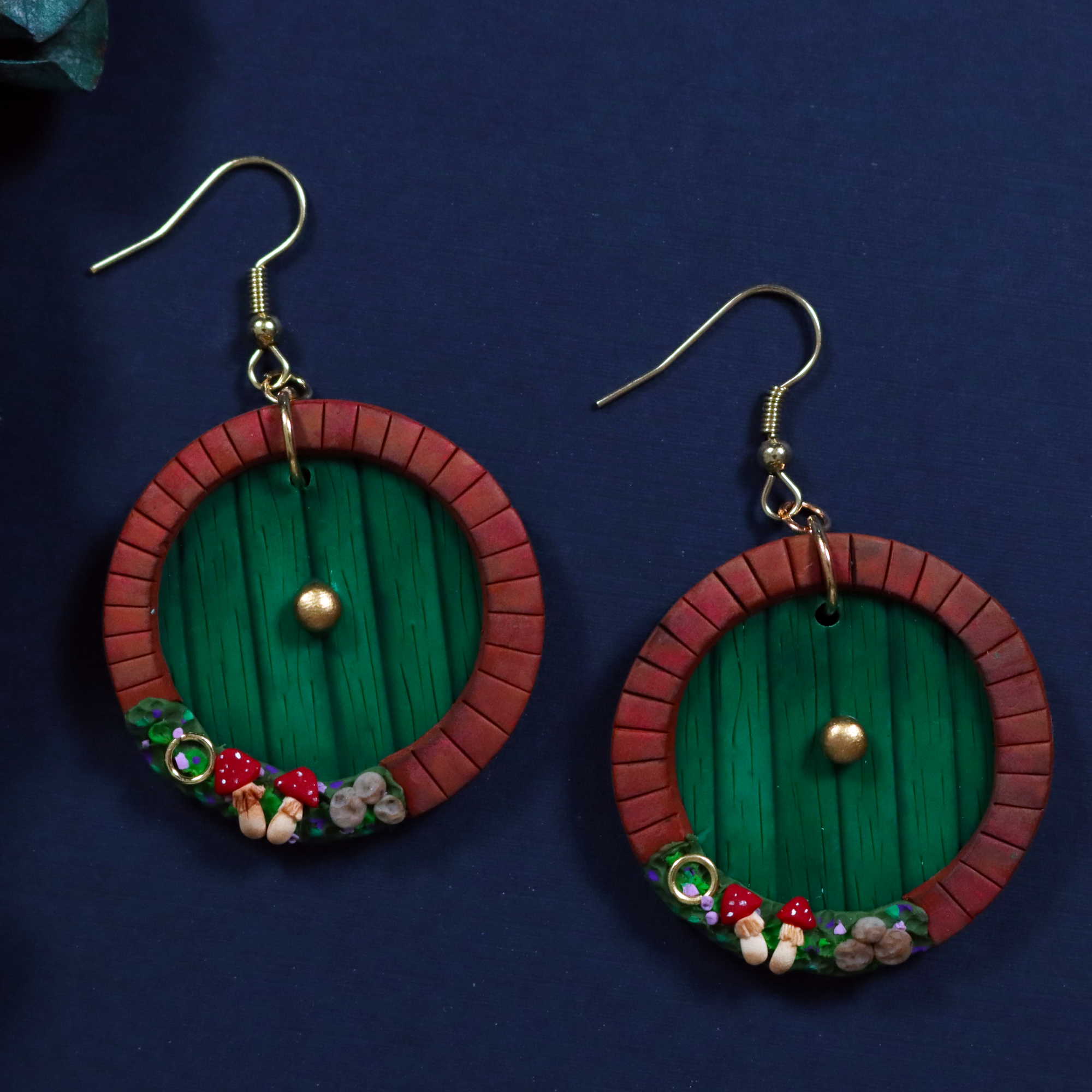 Hobbit Door Earrings
